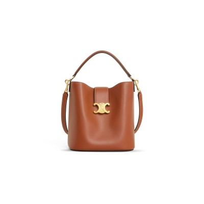 CELINE MEDIUM BUCKET LOUISE IN SMOOTH CALFSKIN 116613FX9.04LU (28*24*16cm)